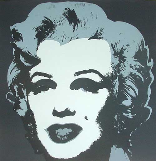 ANDY WARHOL - Marilyn Monroe (Black)