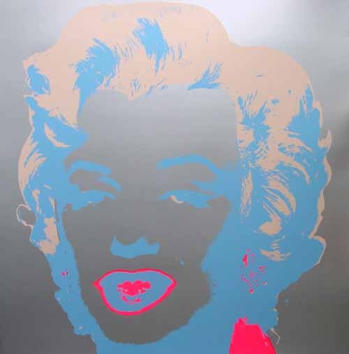 ANDY WARHOL - Marilyn Monroe (Silver)