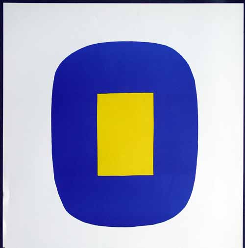 Ellsworth Kelly - Jaune sur Bleu