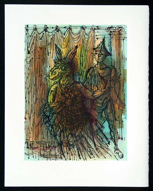 Jean CARZOU - Devant le rideau