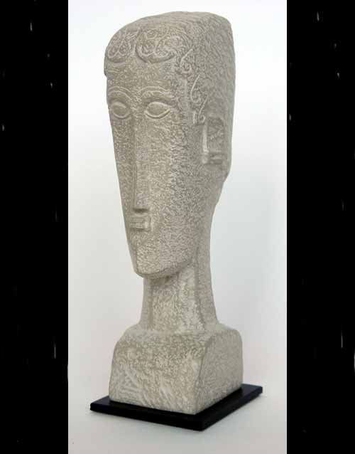 Sculpture Amedeo Modigliani - Tête de Femme