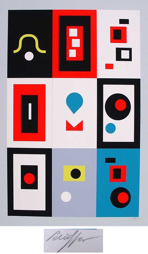 NICOLAS SCHOFFER - sans titre II - numéroté & signé