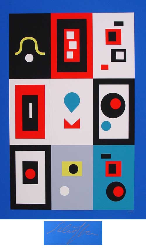 NICOLAS SCHOFFER - sans titre III - numéroté & signé