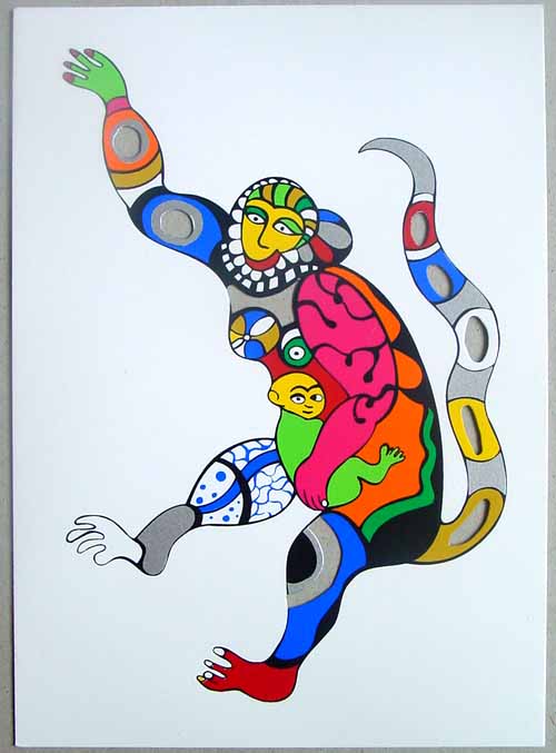 Niki de Saint-Phalle - Singe et bébé