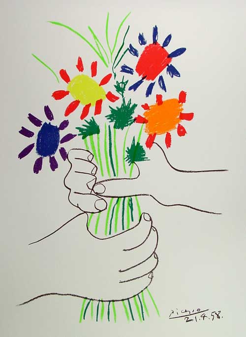 Pablo Picasso - Le Bouquet - 1958