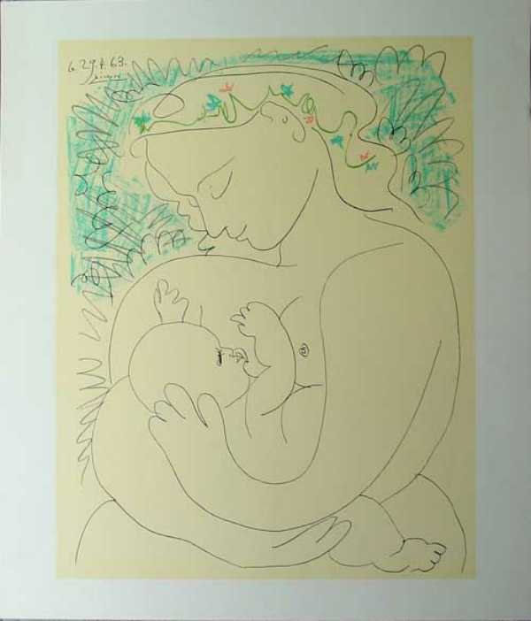 Pablo Picasso - Maternit - 1963
