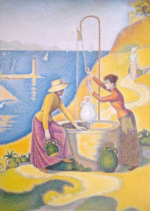 PAUL SIGNAC - Femmes aux puits