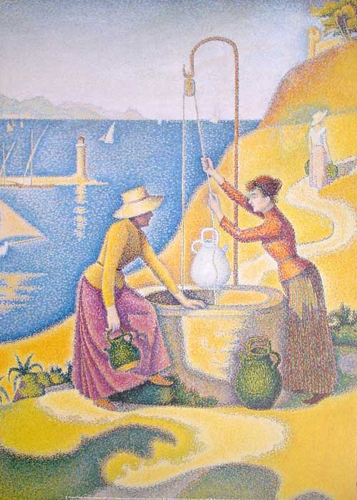 PAUL SIGNAC - Femmes aux puits